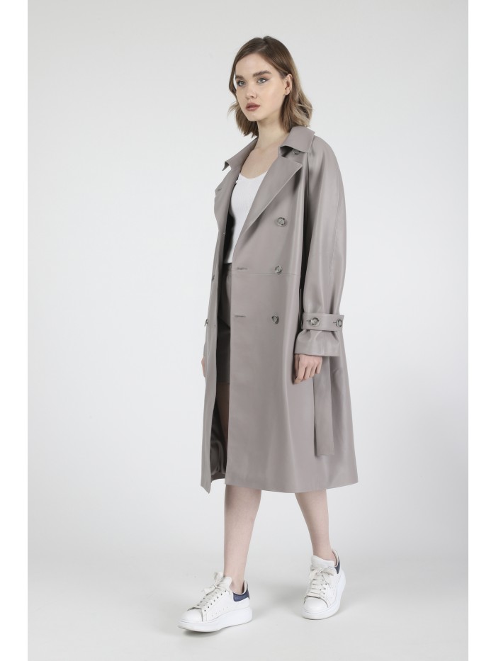 ESTELLE TRENCHCOAT-GREY