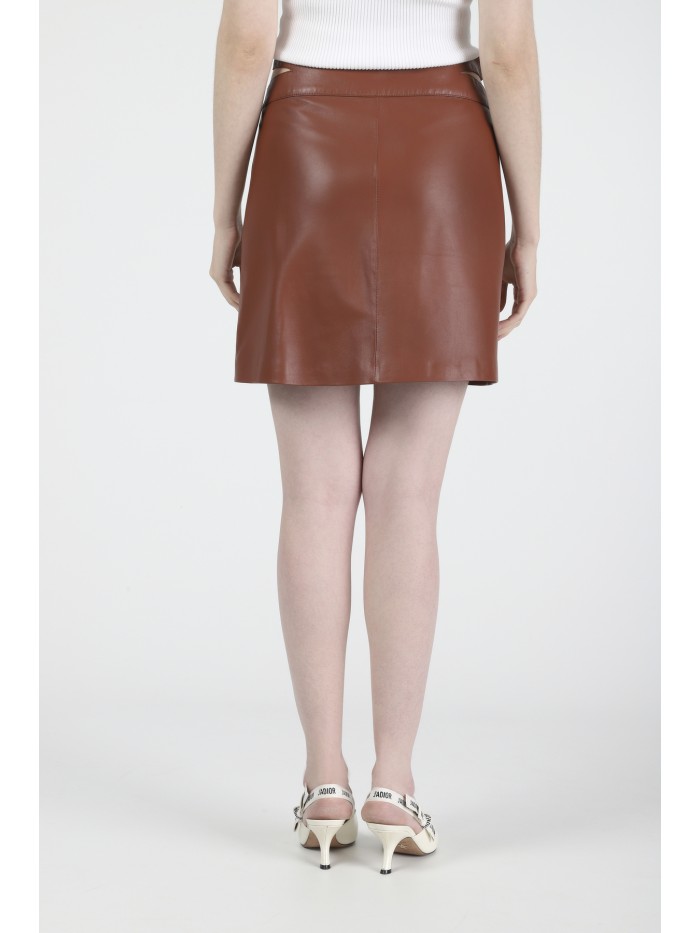 LIZA SKIRT-CINNAMON