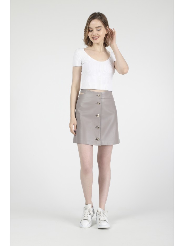LIZA SKIRT-GREY